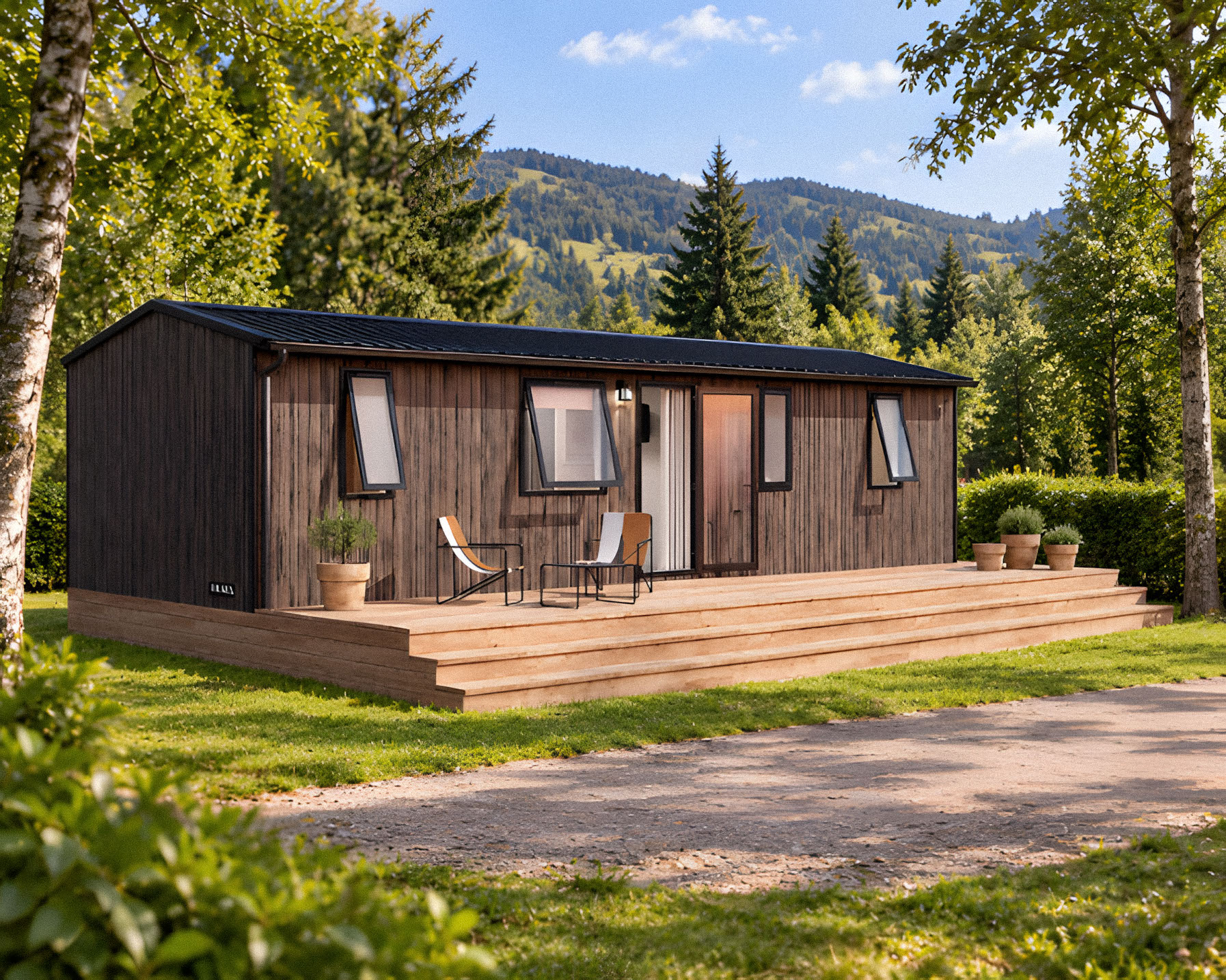 location mobil home camping montagne des vosges