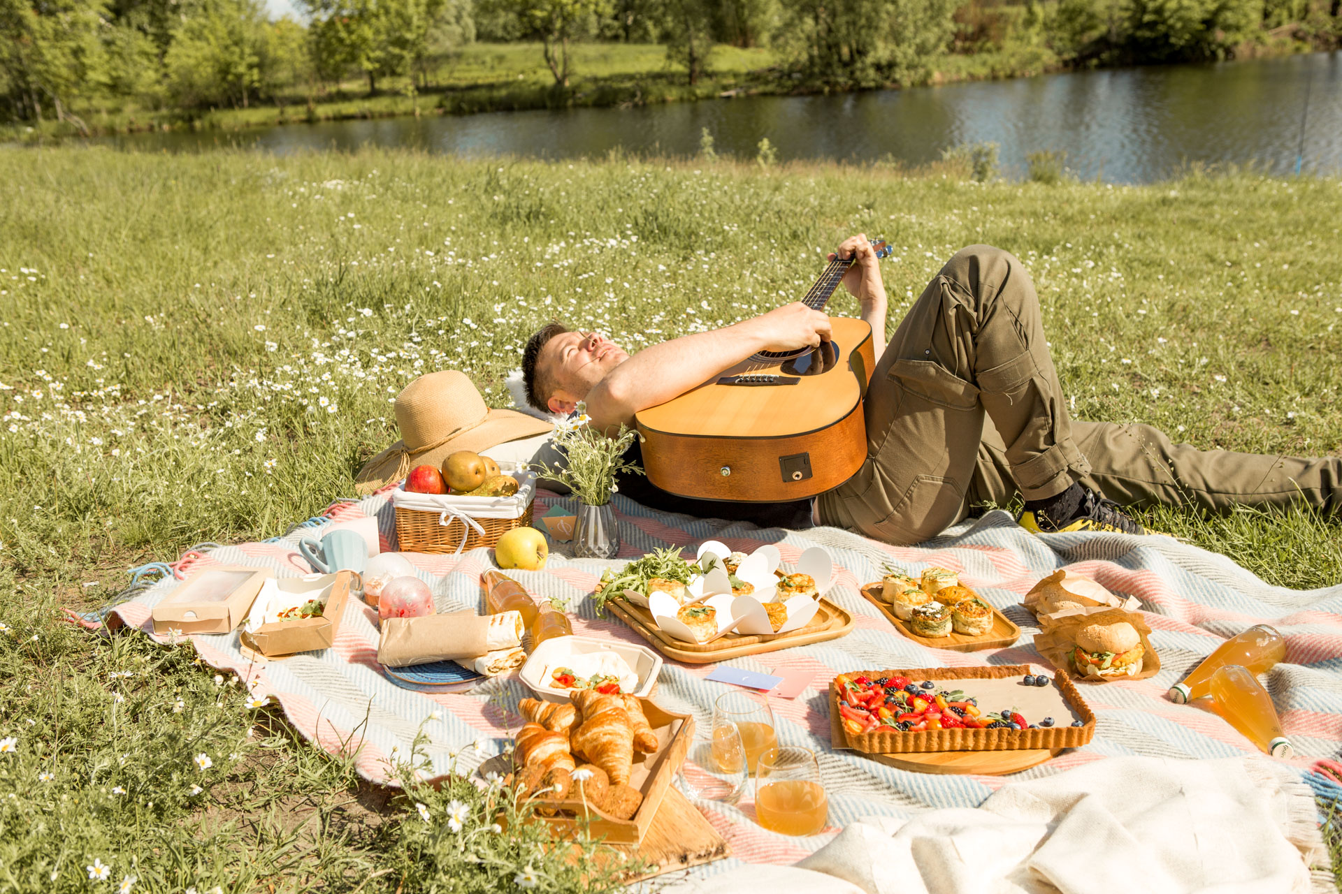 pic nic en bord de lac vosges